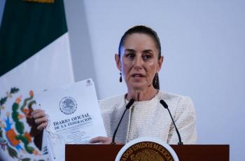 Sheinbaum asegura que los votantes est&aacute;n a favor de la elecci&oacute;n de miembros del Poder Judicial