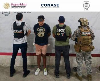 Capturan a sujeto por homicidio en una playa del boulevard Kukulcán