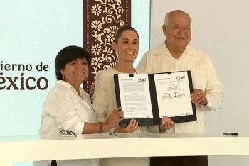 Sheinbaum arranca con programa 'Vivienda para el Bienestar' en Baja California Sur