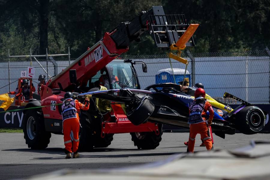 Choque entre Tsunoda y Albon marca un inicio caótico en el Gran Premio de México