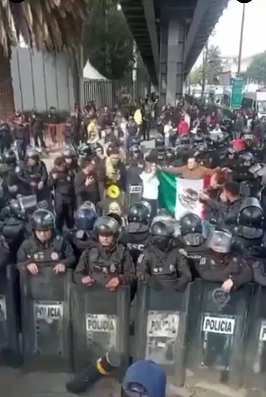 Acusa JUFED aumento de violencia institucional en contra de manifestantes por Reforma Judicial