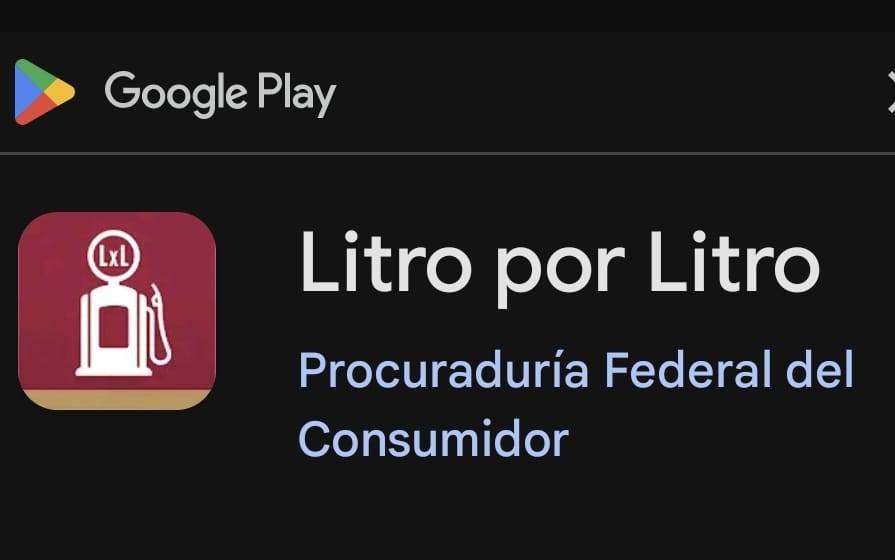 No es tu celular, queda inactiva APP Litro por Litro