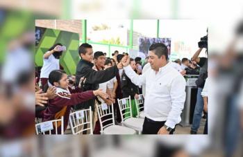 La rehabilitaci&oacute;n de escuelas impulsa la transformaci&oacute;n de San Luis Potos&iacute;, asegura Ricardo Gallardo
