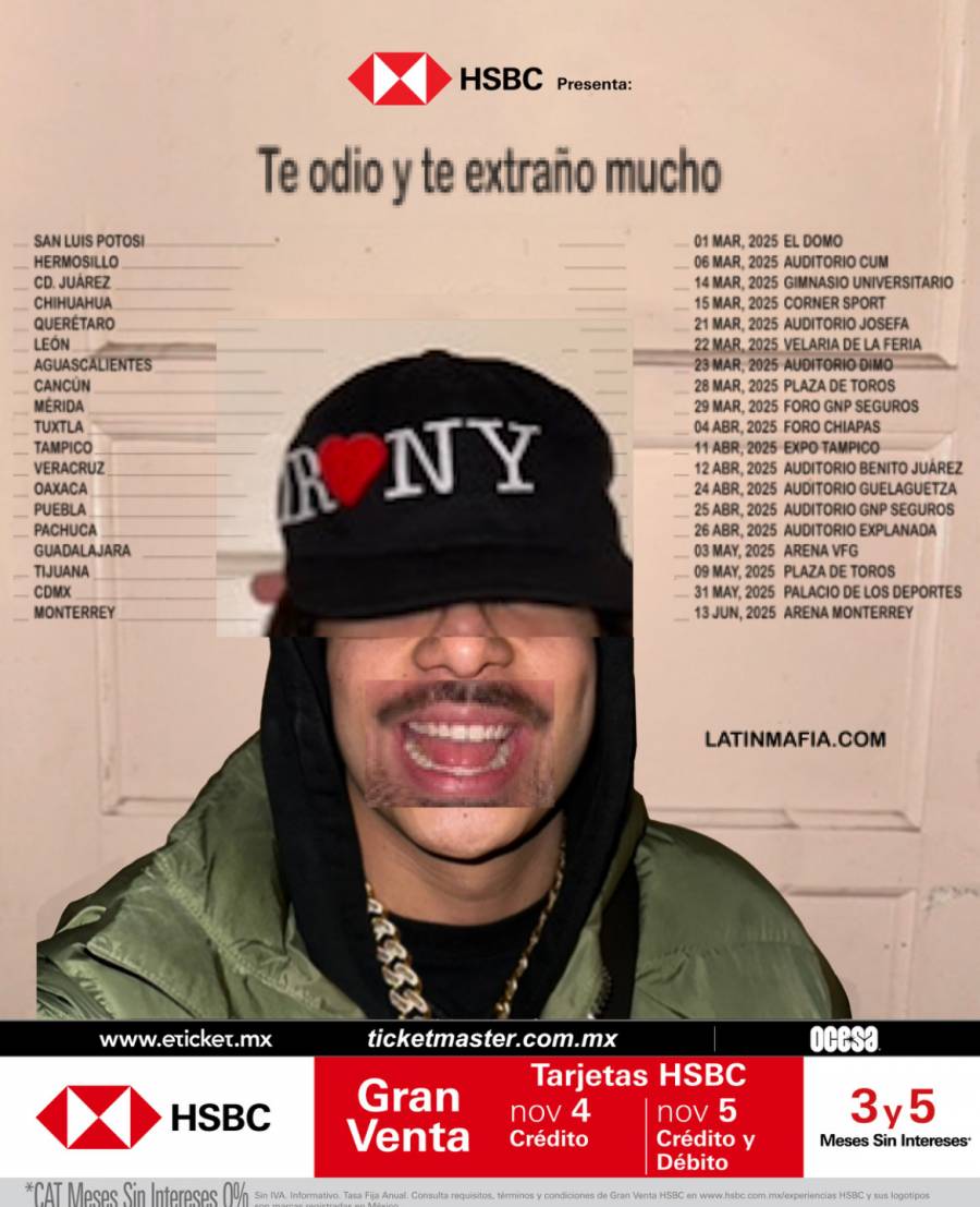 HSBC Presenta: Latin Mafia te hará sentir de todo con su gira nacional: Te Odio y Te Extraño Mucho