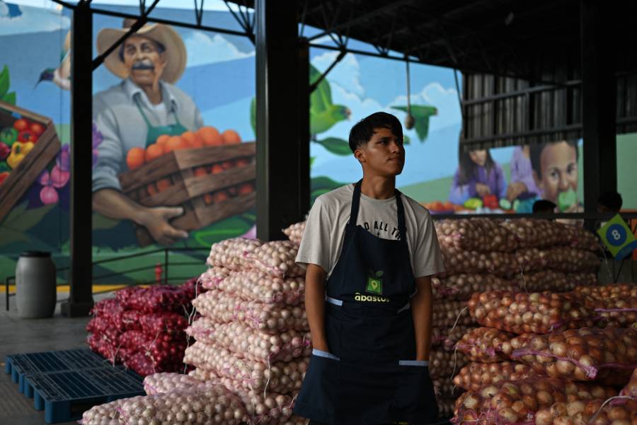 Bukele abre central de abasto de alimentos para contener alzas en El Salvador