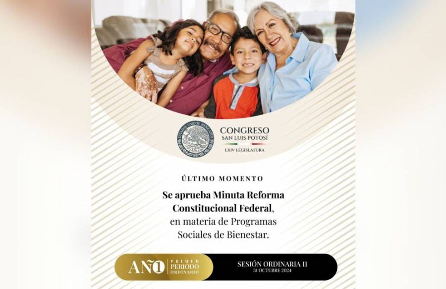 Aprueban reforma constitucional para fortalecer programas de bienestar en México