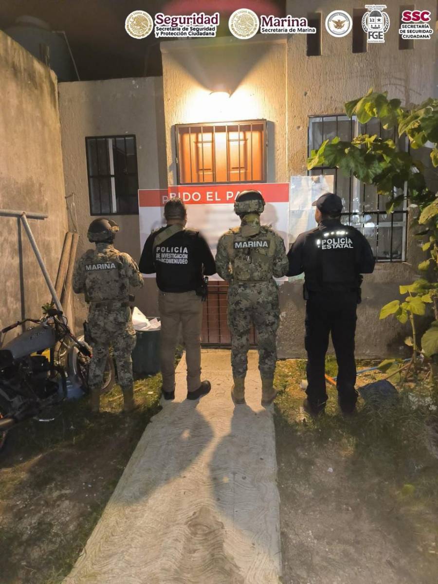 Aseguran drogas y detienen a seis personas en cateos simultáneos durante operativo en Benito Juárez