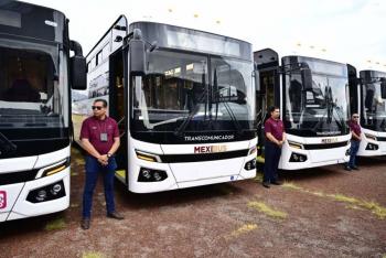 Impulsan electromovilidad en EdoM&eacute;x; ponen en marcha 15 unidades el&eacute;ctricas del Mexib&uacute;s