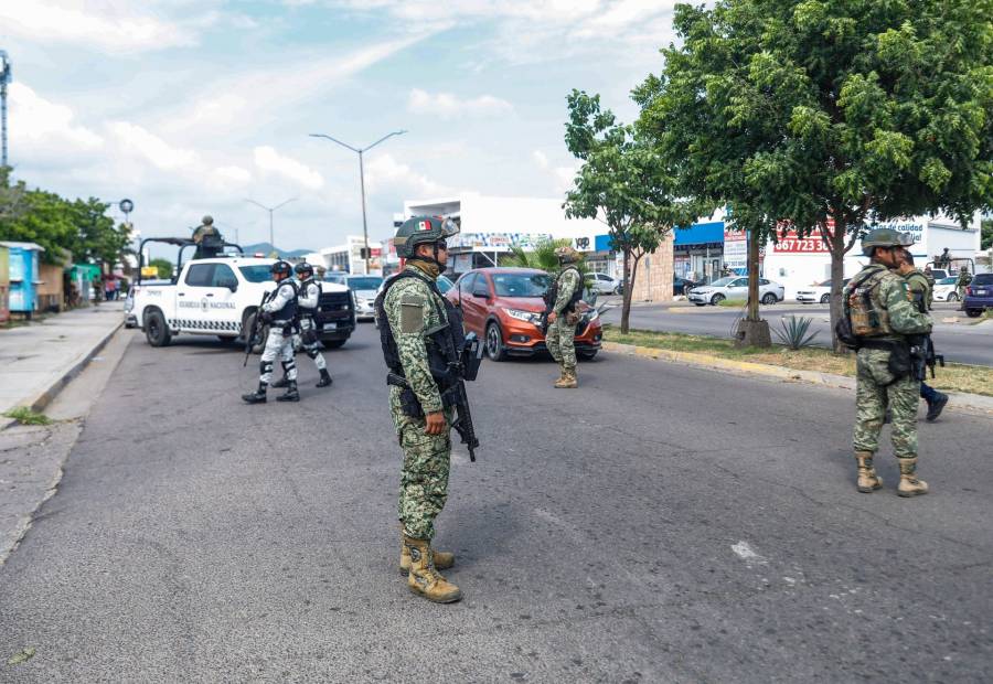 Novena Zona Militar en Culiacán controla la violencia en la zona