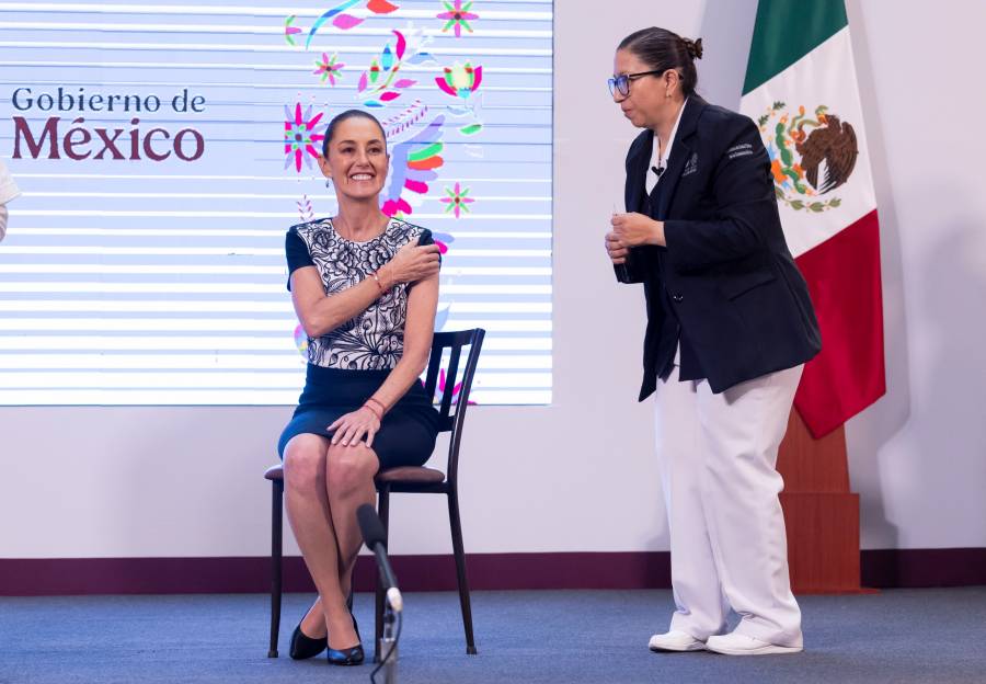 Campaña de vacunación ya arrancó; Sheinbaum se pone la de la influenza