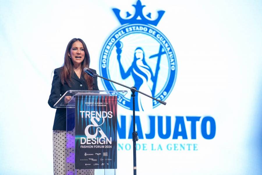 Inaugura gobernadora de Guanajuato foro Trends and Design Fashion