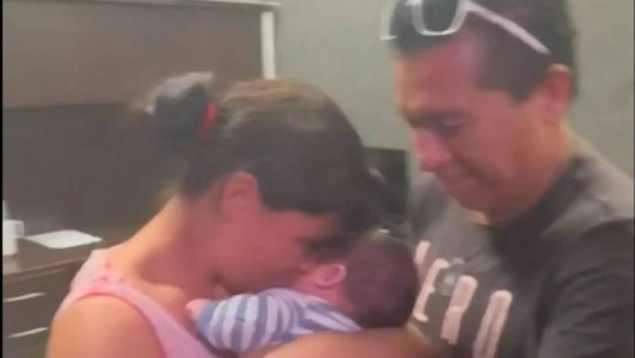 Padres agradecen recuperación de su bebé tras secuestro en Escobedo y exigen justicia