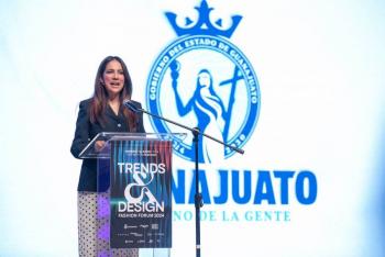 Inaugura gobernadora de Guanajuato foro Trends and Design Fashion