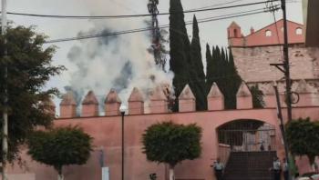 Incendio en la catedral de San José en tula alerta a la comunidad