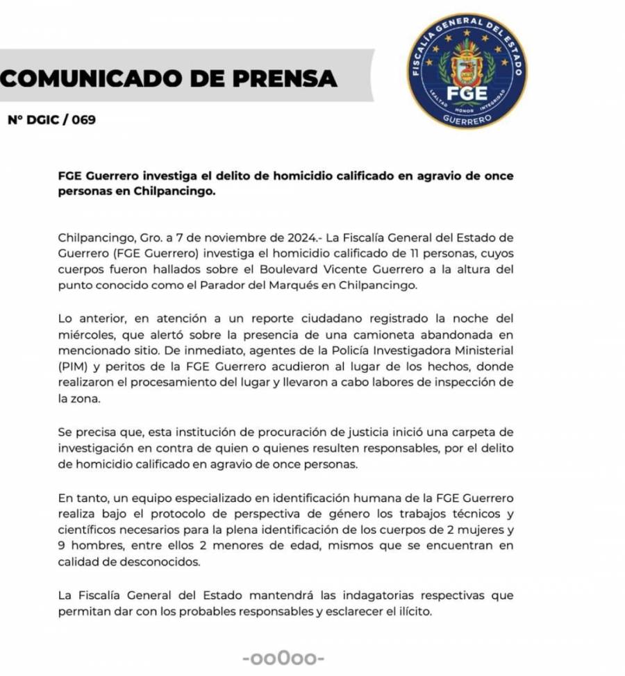 Marko Cortés responde a Sheinbaum con caso de 11 personas sin vida halladas en una camioneta