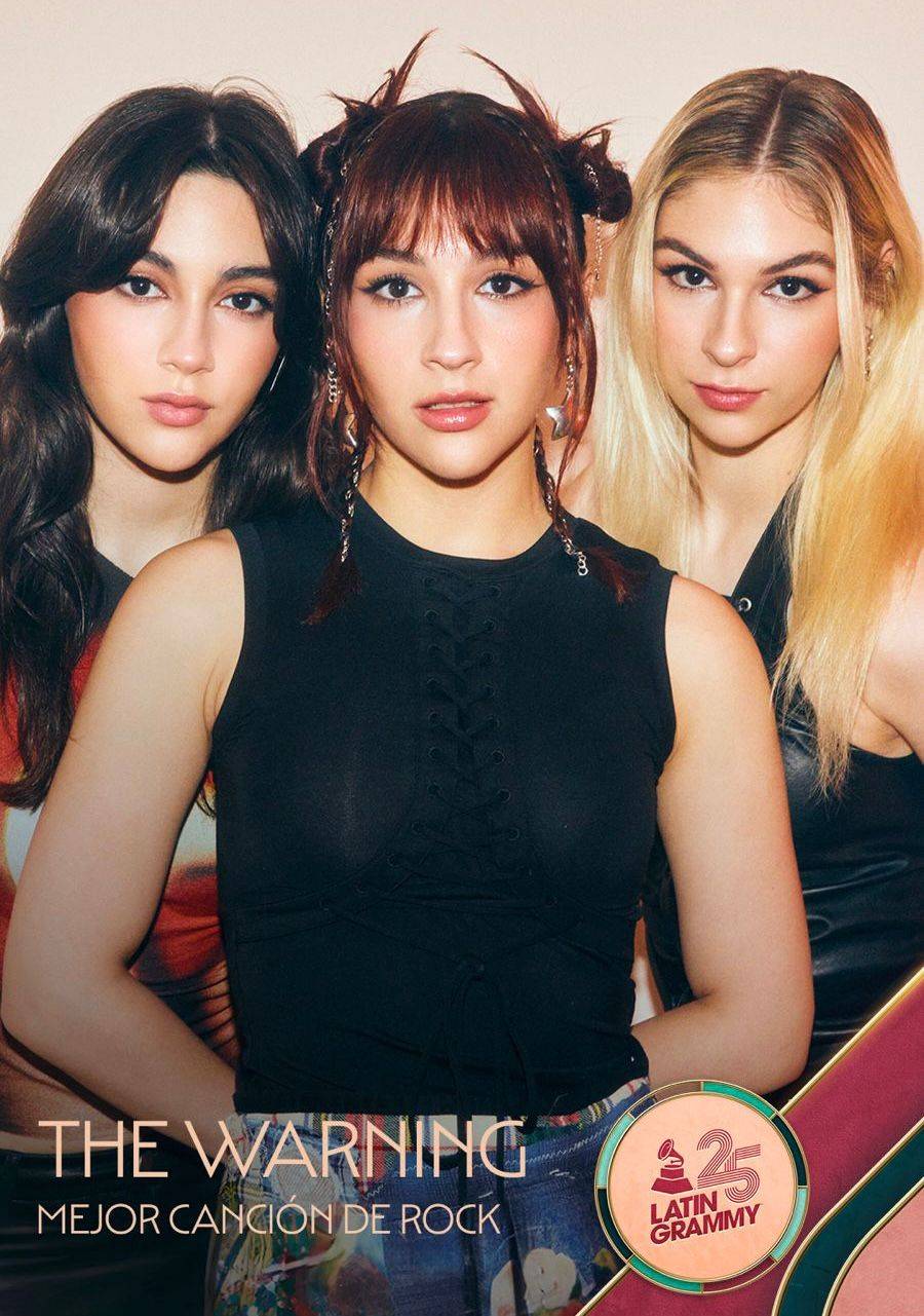 Grupo de rock femenino The Warning nominado Premios Latin Grammy