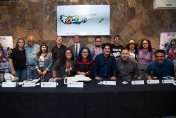 Janecarlo Lozano promueve sexta edici&oacute;n del Festival de Cine de Barrio FECIBA