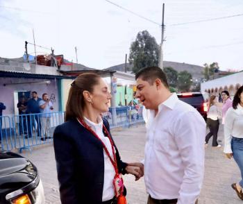 Sheinbaum y Ricardo Gallardo, acuerdan continuar con la transformaci&oacute;n en SLP