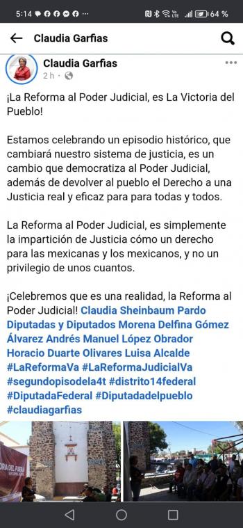 Celebrar reforma judicial que est&aacute; impugnada abona a la polarizaci&oacute;n: JUFED