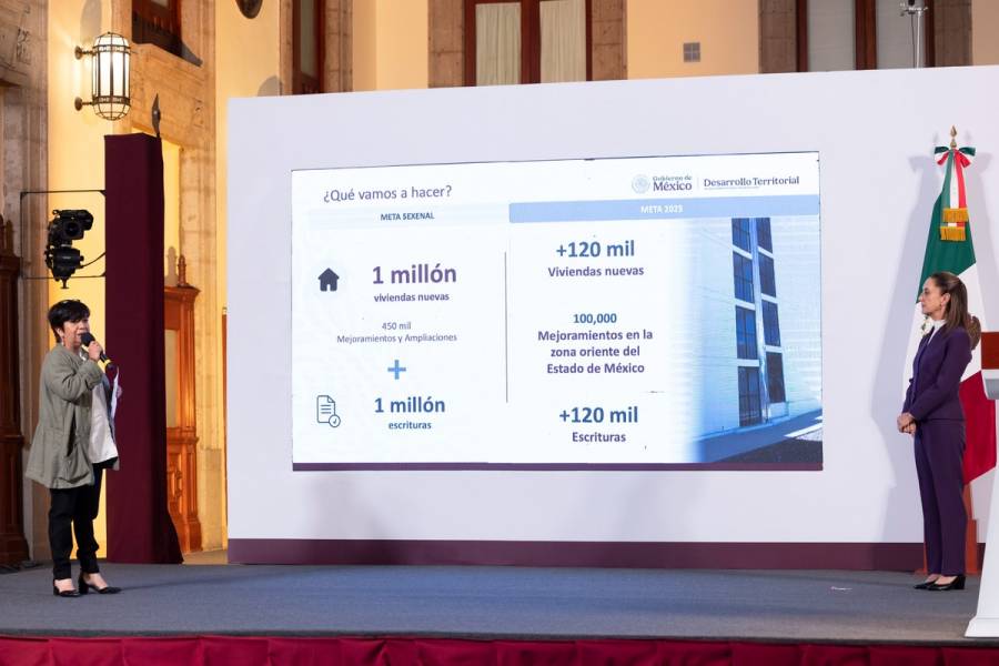 Va Gobierno Federal por 120 mil viviendas; para el próximo año serán 50 mil