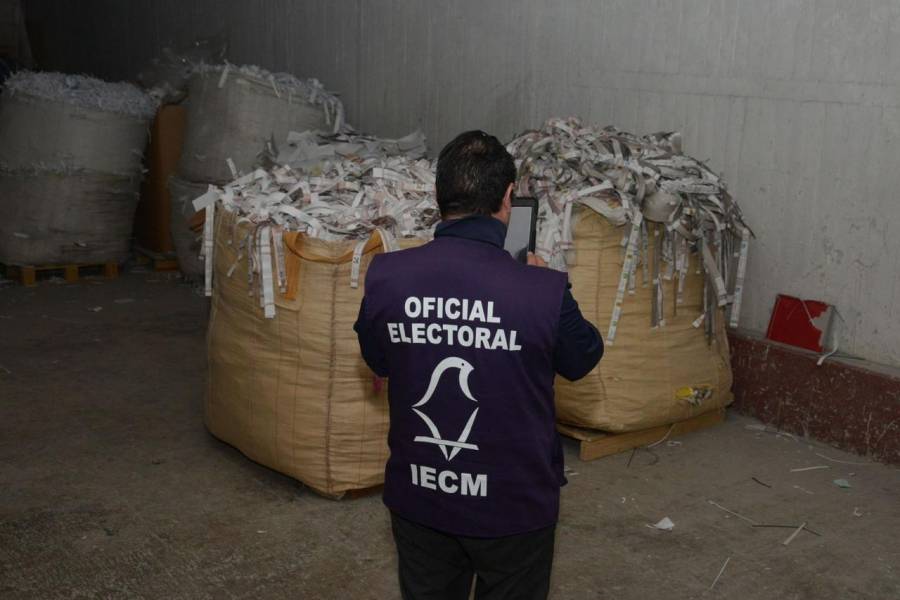 IECM aprueba destrucción de documentos electorales del Proceso Local Ordinario 2023-2024