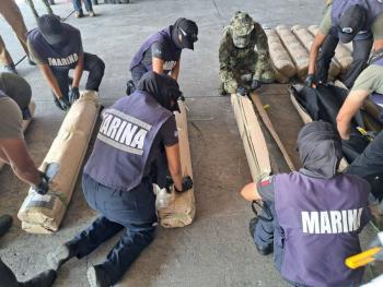 Personal Naval logra decomiso de 760 kilos de droga en el Puerto de Veracruz