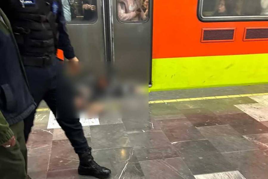 Hombre pierde la vida tras lanzarse a las vías del Metro Tacubaya