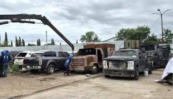 Destruyen 33 veh&iacute;culos blindados en Tamaulipas utilizados por grupos delictivos