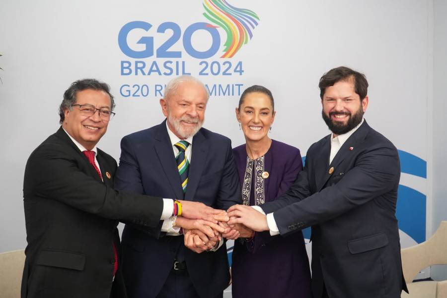 América Latina Unida, dice Sheinbaum rodeada de presidentes de AL