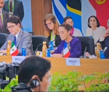 Sheinbaum lleva Reforma Judicial al G20