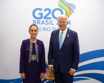 Presidenta de M&eacute;xico habla con Biden sobre migraci&oacute;n, seguridad y econom&iacute;a