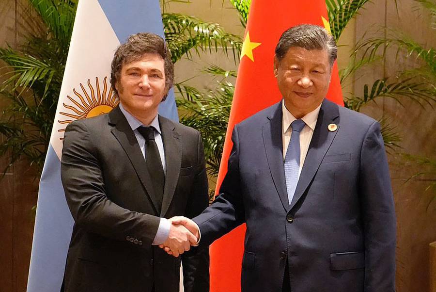 Milei y Xi Jinping se re&uacute;nen en el G20