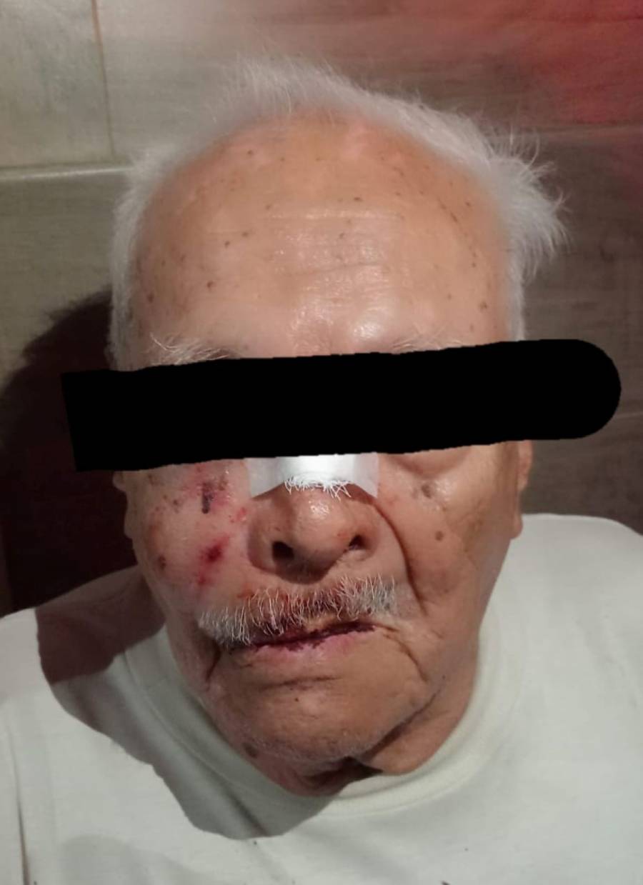 Hombre de 102 años es asaltado en León por una familia con niños