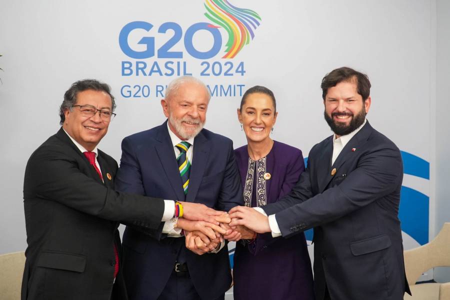 Sheinbaum regresa a México tras su participación en el G20 en Brasil