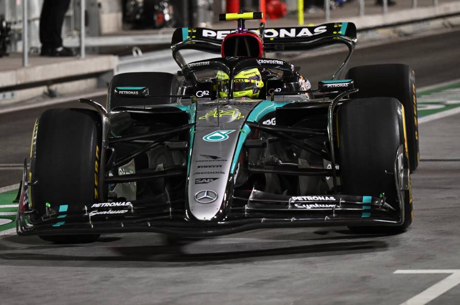Hamilton domina los primeros libres del GP de Las Vegas
