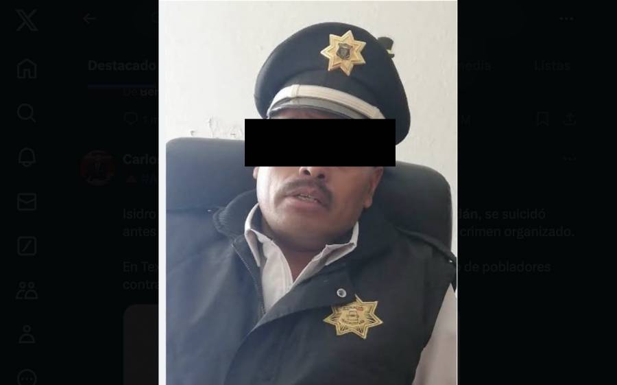 Director de Seguridad Ciudadana de Texcaltitl&aacute;n se suicida durante su detenci&oacute;n