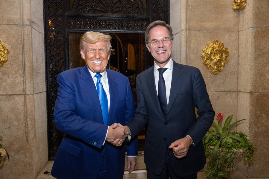 Trump se re&uacute;ne con el jefe de la OTAN en Florida