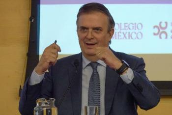 Ebrard adelanta de que M&eacute;xico reducir&aacute; sus importaciones con Asia