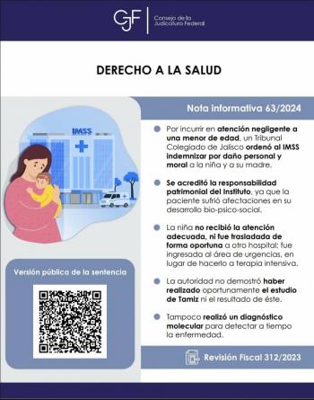 IMSS deber&aacute; indemnizar a menor y a su madre por mal servicio m&eacute;dico