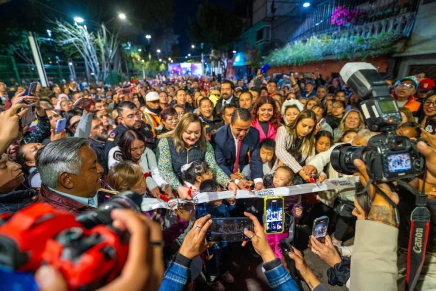 nauguran el primer 'Sendero GAM Camina Segura' en la colonia San Felipe de Jesús