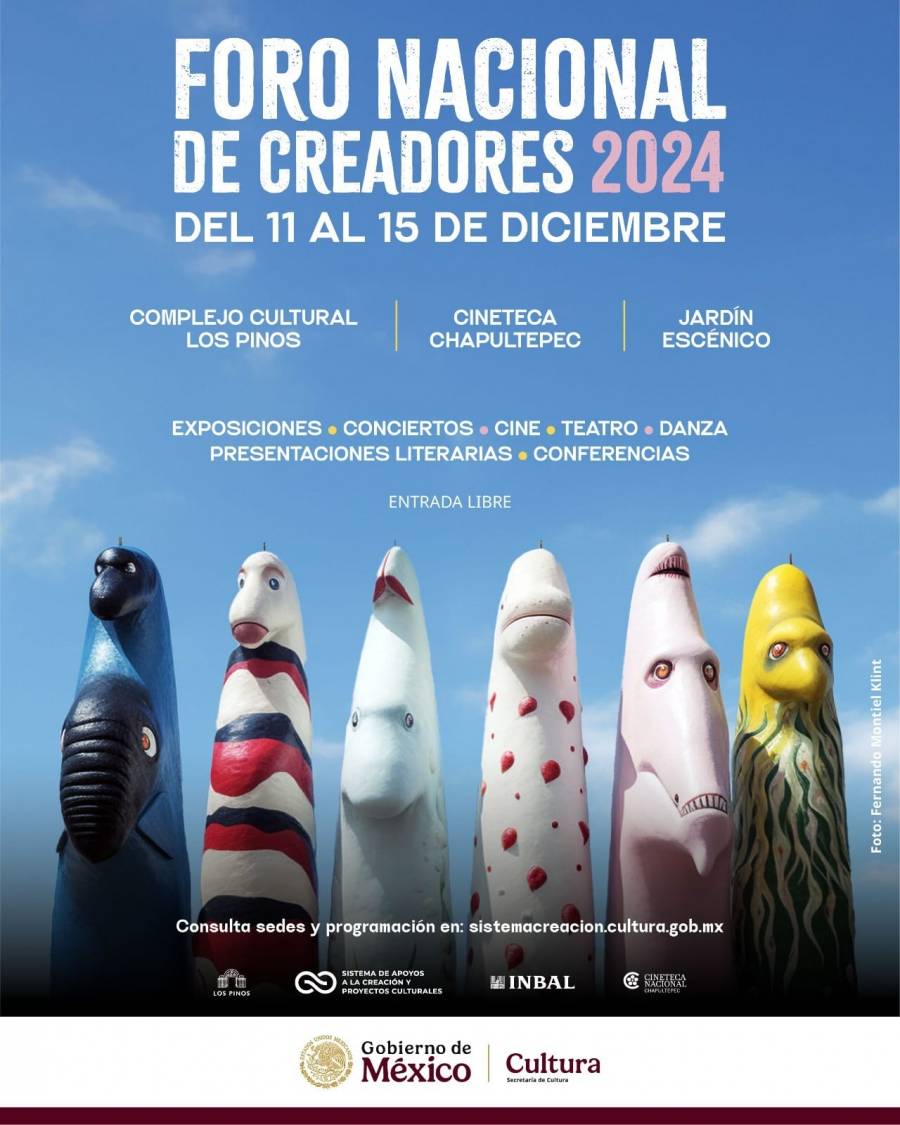 El Foro Nacional de Creadores 2024 será un espacio para el arte y la diversidad cultural