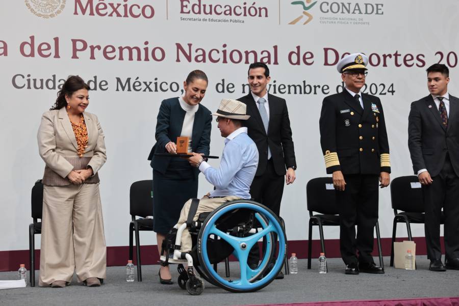 Claudia Sheinbaum Pardo encabeza ceremonia del Premio Nacional del Deporte