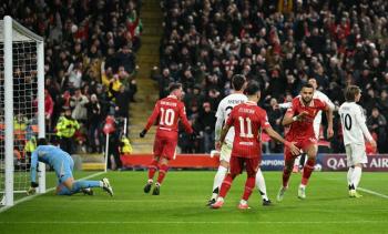 Real Madrid vive una noche de pesadilla en Anfield