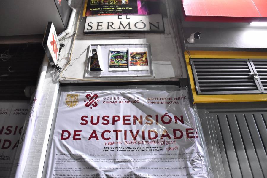 Suspenden cinco “chelerías” ilegales en Álvaro Obregón
