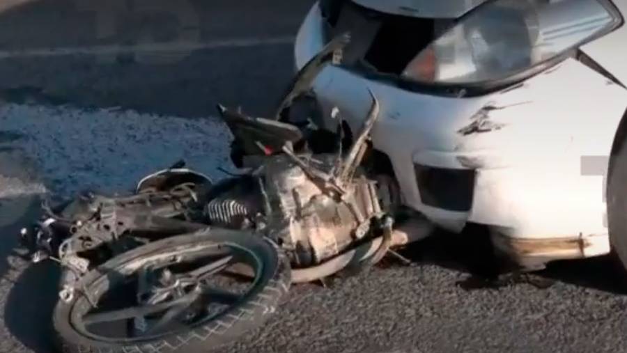 Automovilista embiste a motociclista en Miguel Hidalgo: se investiga posible intento de asalto