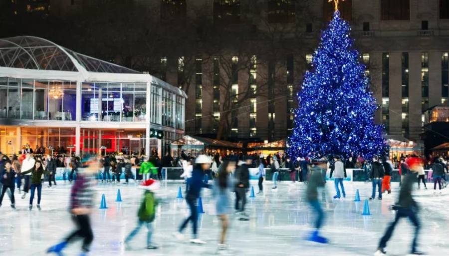 Four Seasons CDMX inaugura pista de hielo en terraza para esta Navidad