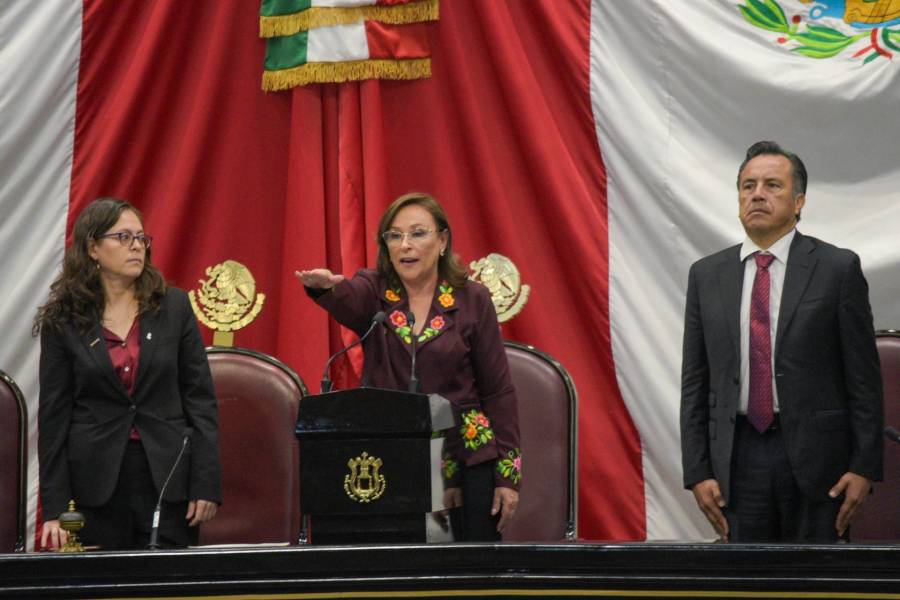 Rocío Nahle rinde protesta como gobernadora de Veracruz