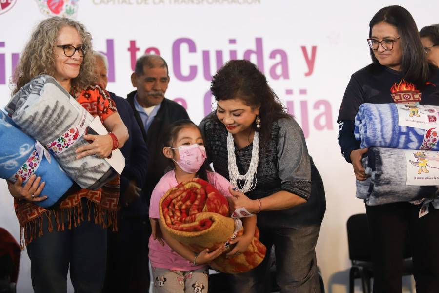 Clara Brugada lanza campa&ntilde;a “La Ciudad te cuida y el invierno te cobija” para prevenir riesgos invernales