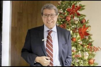 Monreal reconoce actuaci&oacute;n de Sheinbaum ante grandes desaf&iacute;os nacionales e internacionales