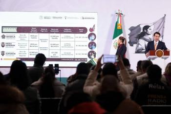 Este 2 de diciembre inicia pago de becas para estudiantes, anuncia Mario Delgado